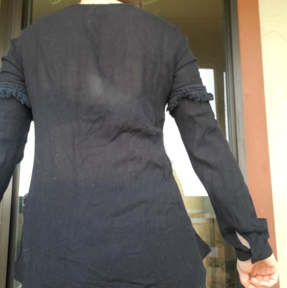 Volcom Button Up Long Sleeve Fringe - Picture 3 of 4